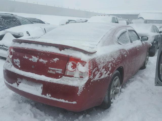 2B3KA33V39H595239 - 2009 DODGE CHARGER SX RED photo 4