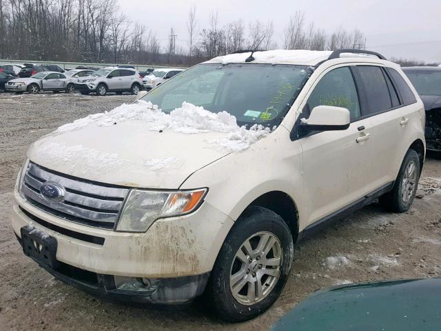 2FMDK38C68BA07696 - 2008 FORD EDGE SEL WHITE photo 2