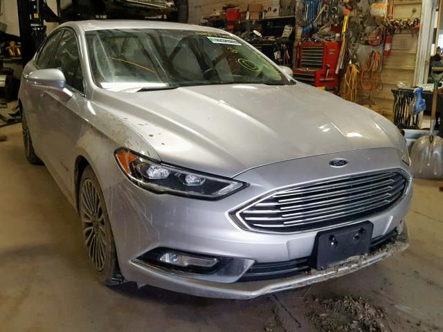 3FA6P0RU2JR219335 - 2018 FORD FUSION TIT SILVER photo 1