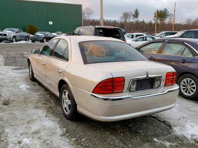 1LNHM87A31Y628332 - 2001 LINCOLN LS BEIGE photo 3