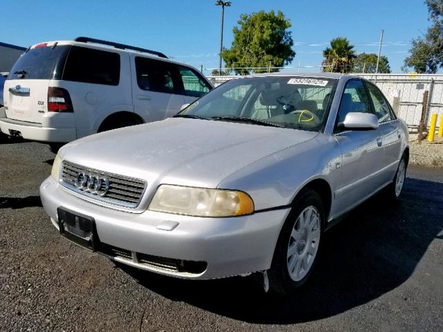 WAUDH28D8YA060642 - 2000 AUDI A4 2.8 QUA SILVER photo 2