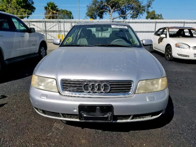 WAUDH28D8YA060642 - 2000 AUDI A4 2.8 QUA SILVER photo 9