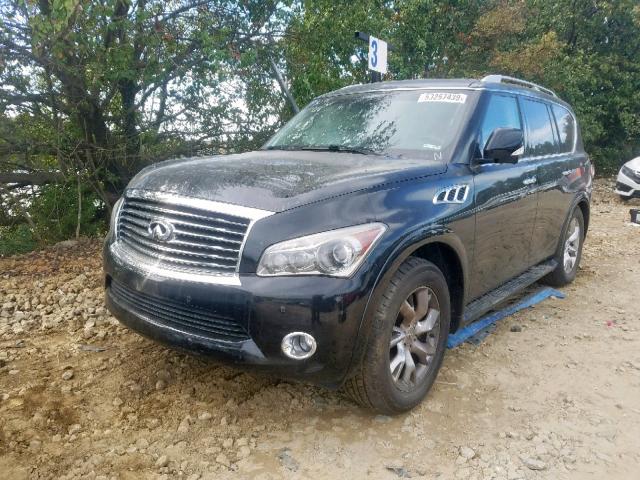 JN8AZ2NE2D9061589 - 2013 INFINITI QX56 BLACK photo 2