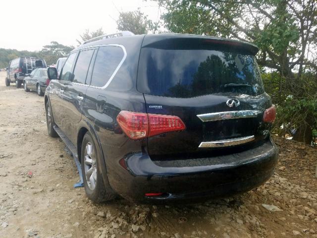 JN8AZ2NE2D9061589 - 2013 INFINITI QX56 BLACK photo 3