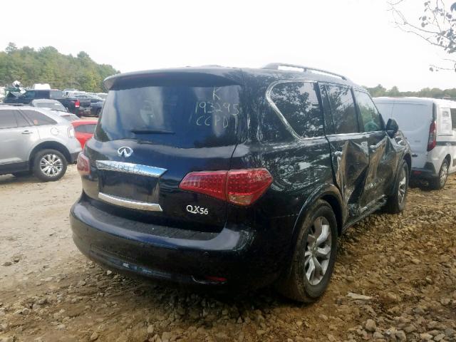 JN8AZ2NE2D9061589 - 2013 INFINITI QX56 BLACK photo 4