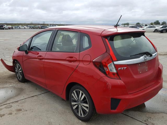 JHMGK5H73GX002560 - 2016 HONDA FIT EX RED photo 3