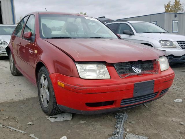 3VWSC29M2YM036134 - 2000 VOLKSWAGEN JETTA GLS RED photo 1