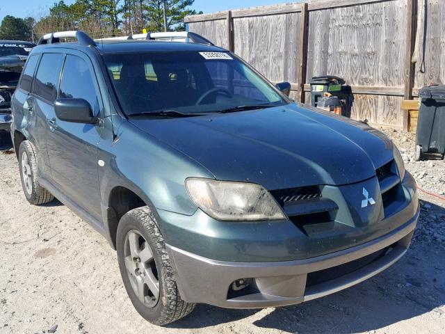 JA4LX41F14U030085 - 2004 MITSUBISHI OUTLANDER GREEN photo 1