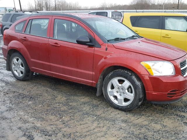 1B3HB48A09D174286 - 2009 DODGE CALIBER SX RED photo 9