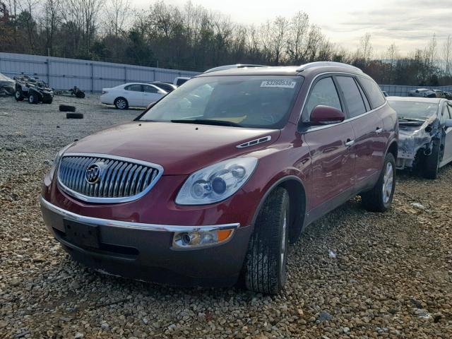 5GAER237X8J150625 - 2008 BUICK ENCLAVE CX BURGUNDY photo 2