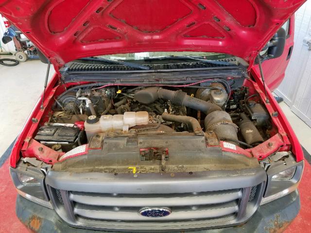 1FTSF30L33EC52240 - 2003 FORD F350 SRW S RED photo 7