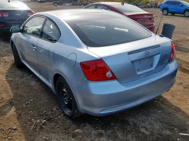 JTKDE177260084934 - 2006 TOYOTA SCION TC ლურჯი ფოტო 3
