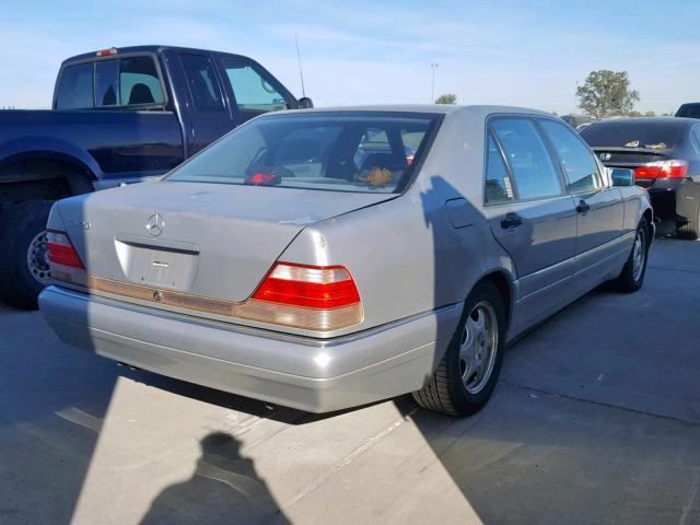 WDBGA43G7WA402143 - 1998 MERCEDES-BENZ S 420 SILVER photo 4