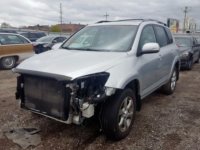 2T3BK31VX9W004273 - 2009 TOYOTA RAV4 LIMIT SILVER photo 2