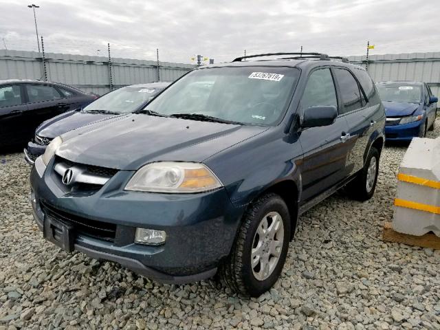 2HNYD18856H534522 - 2006 ACURA MDX TOURIN GRAY photo 2