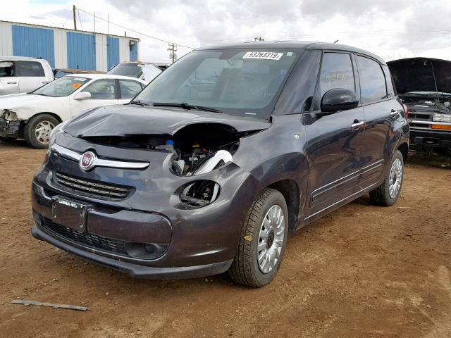 ZFBCFAAHXEZ014550 - 2014 FIAT 500L POP GRAY photo 2