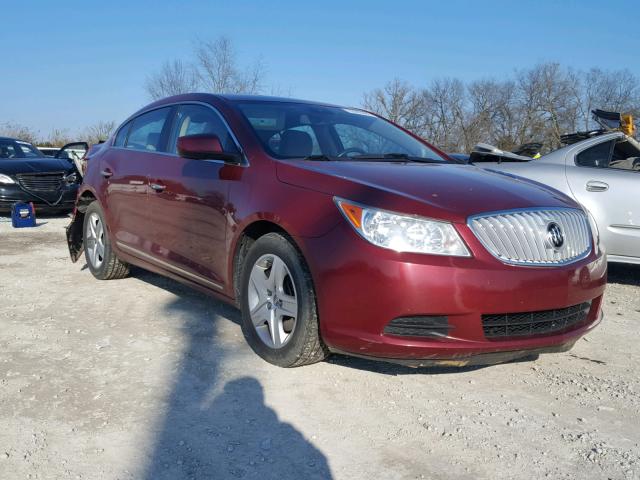 1G4GB5EG1AF226800 - 2010 BUICK LACROSSE C RED photo 1