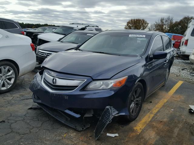 19VDE1F37DE019077 - 2013 ACURA ILX 20 BLUE photo 2