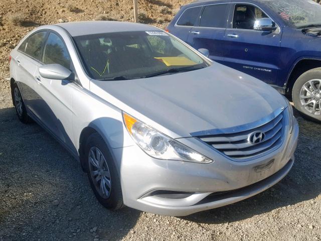 5NPEB4AC5DH559777 - 2013 HYUNDAI SONATA GLS SILVER photo 1