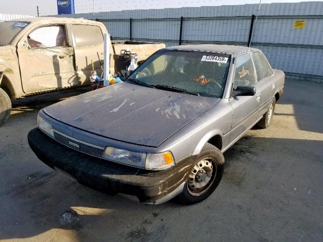 JT2SV24E9K3383314 - 1989 TOYOTA CAMRY GRAY photo 2