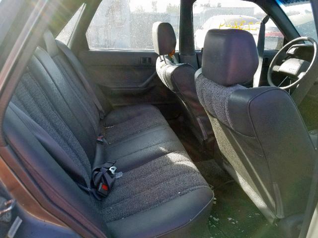 JT2SV24E9K3383314 - 1989 TOYOTA CAMRY GRAY photo 6