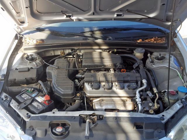 1HGES16344L005151 - 2004 HONDA CIVIC DX V SILVER photo 7