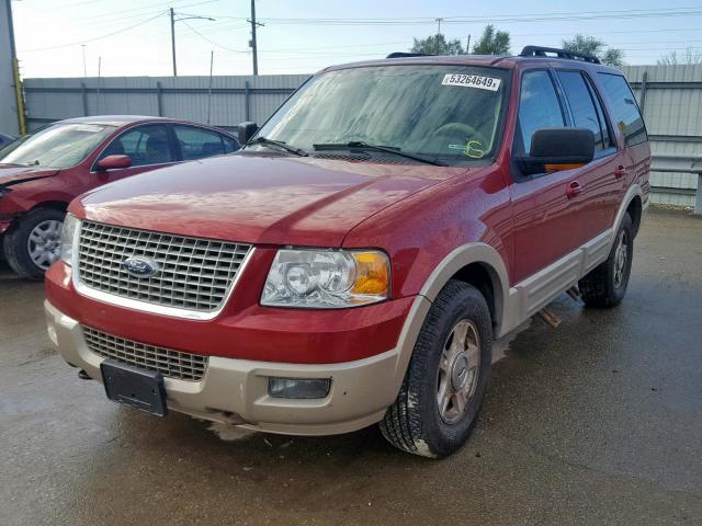 1FMFU18535LA28722 - 2005 FORD EXPEDITION RED photo 2