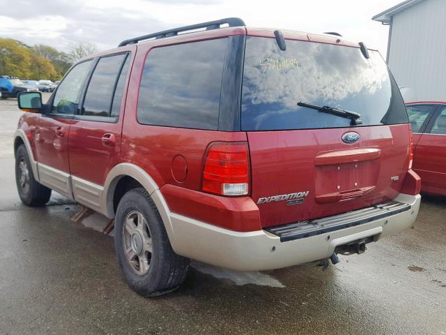 1FMFU18535LA28722 - 2005 FORD EXPEDITION RED photo 3