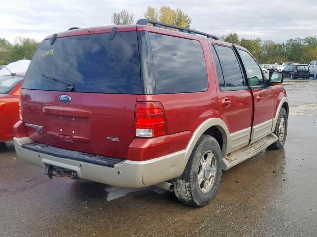 1FMFU18535LA28722 - 2005 FORD EXPEDITION RED photo 4