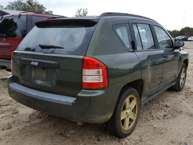 1J4FT47A39D219770 - 2009 JEEP COMPASS SP GREEN photo 4