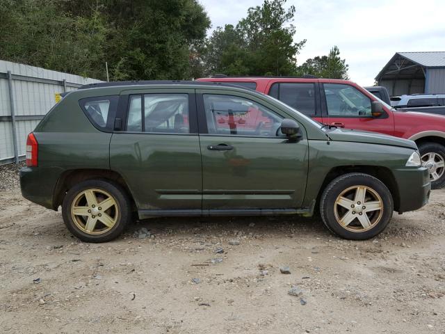 1J4FT47A39D219770 - 2009 JEEP COMPASS SP GREEN photo 9