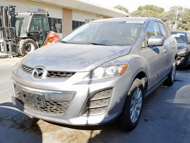 JM3ER2A52B0398341 - 2011 MAZDA CX-7 SILVER photo 2