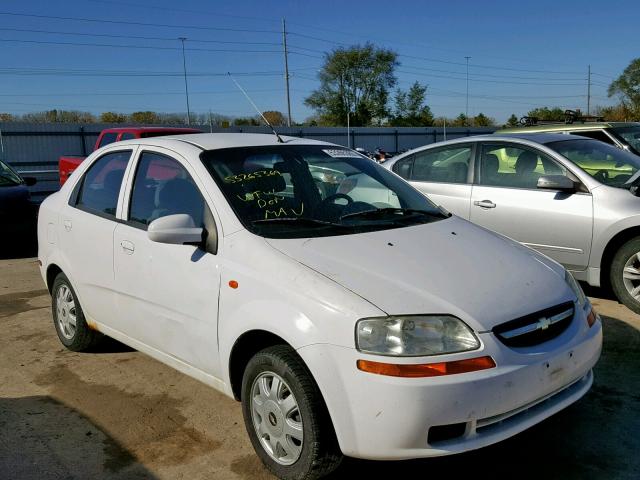 KL1TJ52644B190279 - 2004 CHEVROLET AVEO LS WHITE photo 1