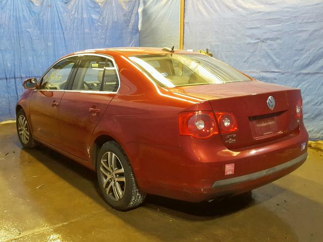 3VWST71K66M638071 - 2006 VOLKSWAGEN JETTA TDI RED photo 3