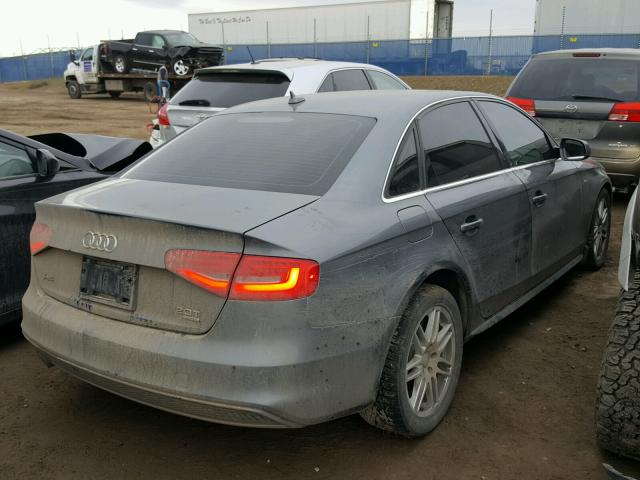 WAUMFCFL8DA155492 - 2013 AUDI A4 PRESTIG GRAY photo 4