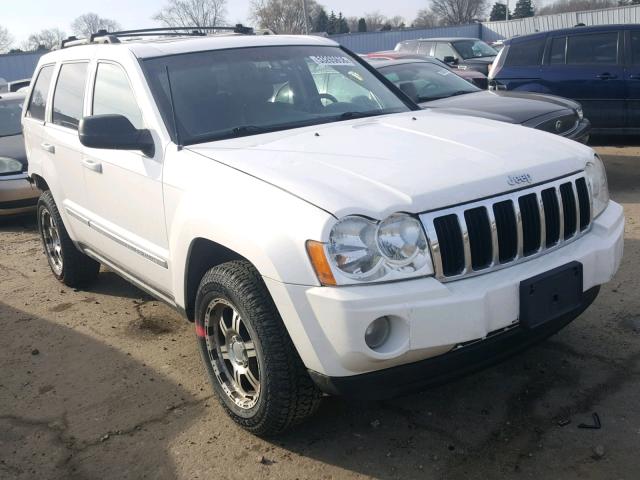 1J4HR58N75C731109 - 2005 JEEP GRAND CHER WHITE photo 1