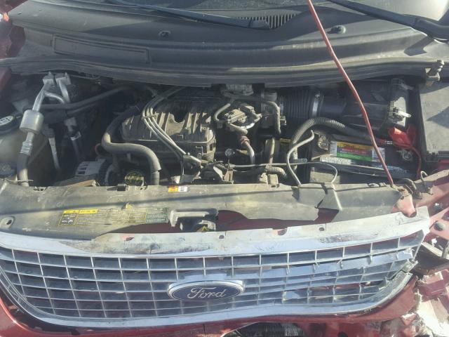 2FMDA52264BA01292 - 2004 FORD FREESTAR S RED photo 7