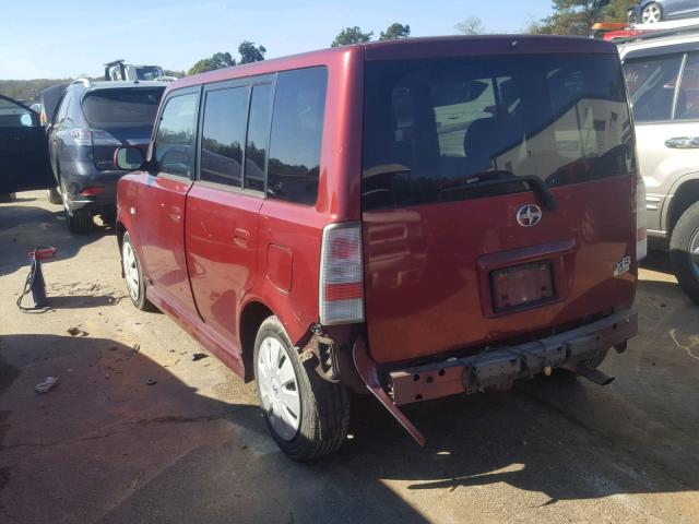 JTLKT324564102126 - 2006 TOYOTA SCION XB Марун фото 3