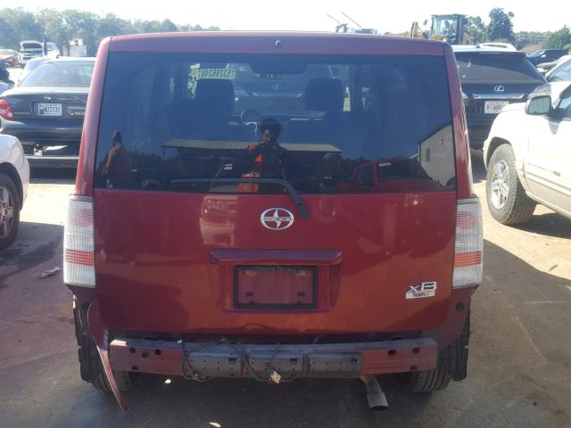 JTLKT324564102126 - 2006 TOYOTA SCION XB Марун фото 9