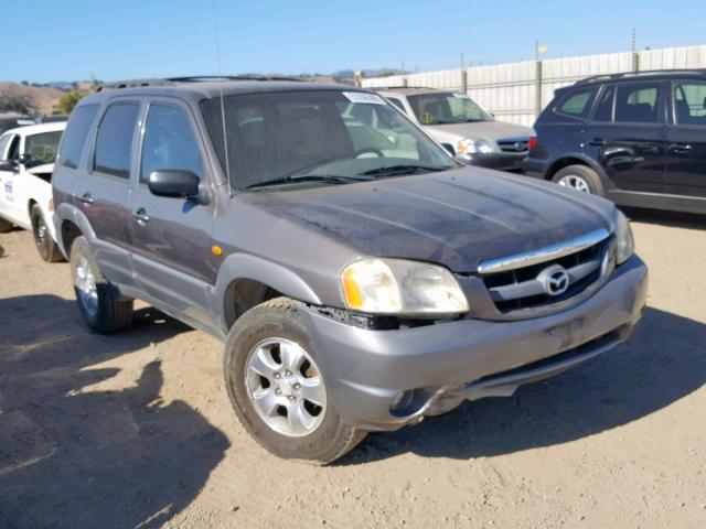 4F2CU081X2KM35503 - 2002 MAZDA TRIBUTE LX SILVER photo 1