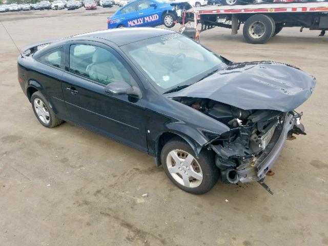 1G1AL18F687158946 - 2008 CHEVROLET COBALT LT BLACK photo 1