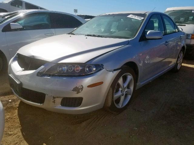 1YVHP80DX75M12370 - 2007 MAZDA 6 S SILVER photo 2