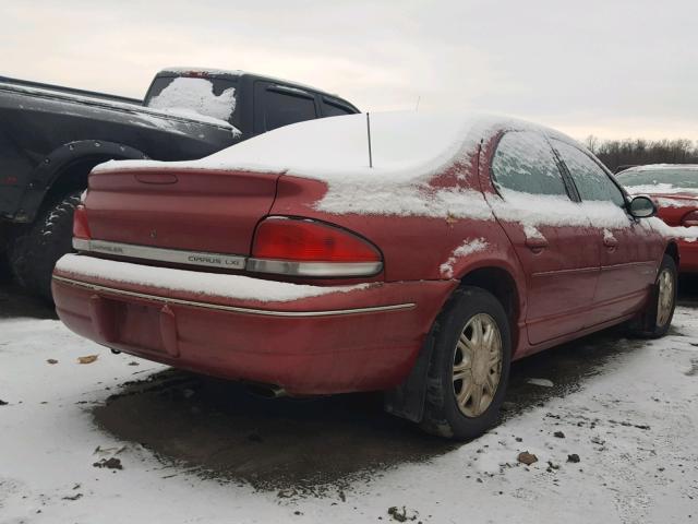 1C3EJ56H7SN523412 - 1995 CHRYSLER CIRRUS LX BURGUNDY photo 4