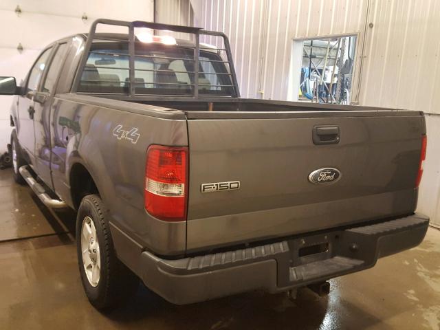 1FTPX14V67FA61835 - 2007 FORD F150 GRAY photo 3