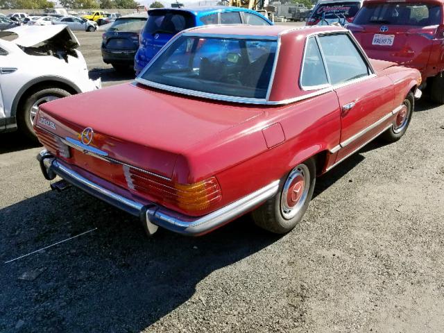 10704412002885 - 1972 MERCEDES-BENZ 350SL RED photo 4