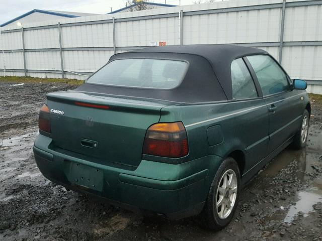 3VWDC21V1YM801234 - 2000 VOLKSWAGEN CABRIO GLS GREEN photo 4