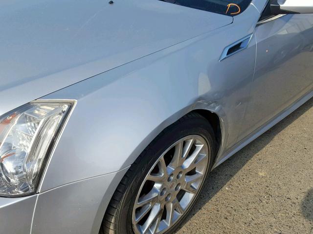 1G6DP5E3XC0152727 - 2012 CADILLAC CTS PREMIU SILVER photo 9