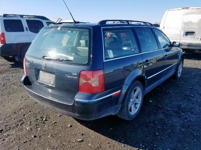 WVWYH63B74E117837 - 2004 VOLKSWAGEN PASSAT GLX GRAY photo 4