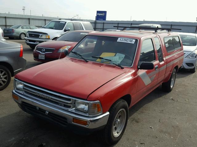 JT4VN93G0L5010071 - 1990 TOYOTA PICKUP 1/2 RED photo 2