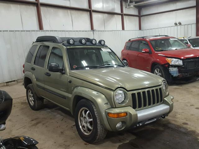 1J4GL38K24W125575 - 2004 JEEP LIBERTY RE GREEN photo 1